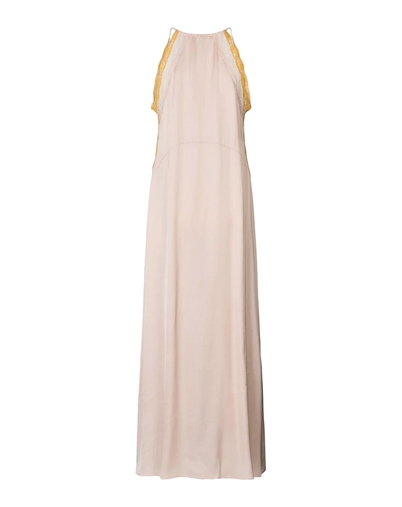 Rabens Saloner - Chefira Contrast Lace Camisole Kjole - Light Rose 